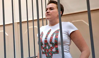 Надежда Савченко в Ростовском суде.