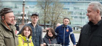 Собянин на открытии сезона велопроката