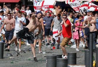 Футбольные фанаты 