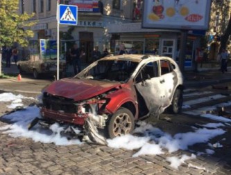 Взрыв авто с Павлом Шереметом