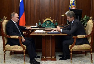 Владимир Путин и Александр Ткачев
