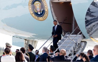 Барак Обама прибыл в Китай