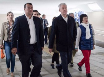Собянин осмотрел новый подземный переход