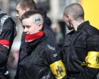 Юные украинские нацисты 