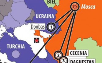 Крым на итальянской карте русский