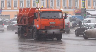 Первый снег в Москве