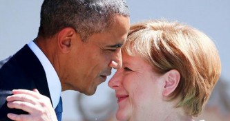 Барак Обама и Ангела Меркель