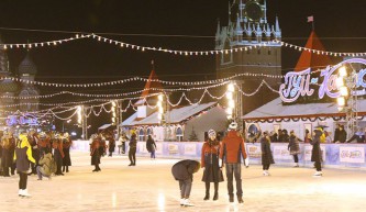 Ледовый каток на Красной площади