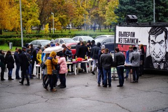 Саакашвили провожают шашлыками