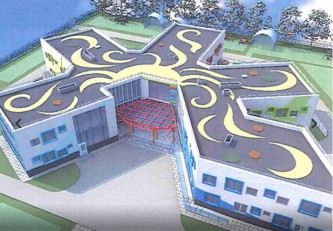 Детский сад в форме цветка