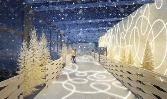 Каток на крыше Москва-Сити