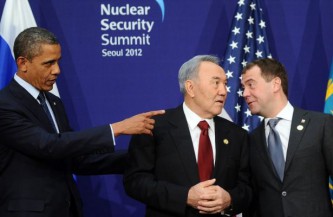 Обама, Назарбаев и Медведев