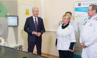 Собянин посетил ГКБ имени Плетнёва