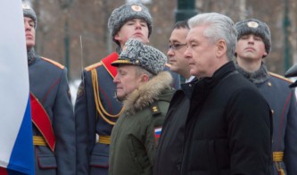Собянин у Могилы Неизвестного Солдата