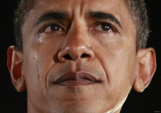 Обама плачет 