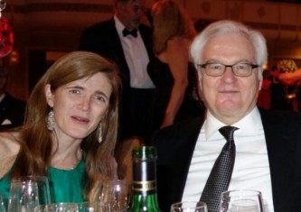 Саманта Пауэр и Виталий Чуркин