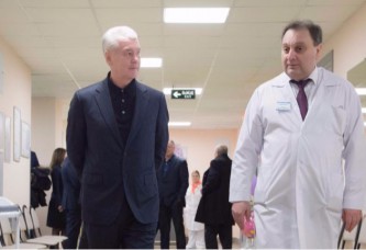Собянин открыл новую поликлинику в Некрасовке