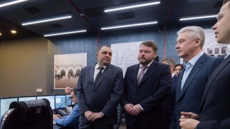 Собянин посетил центр безопасности московского метрополитена