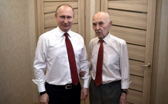 Владимир Путин и Лазарь Матвеев