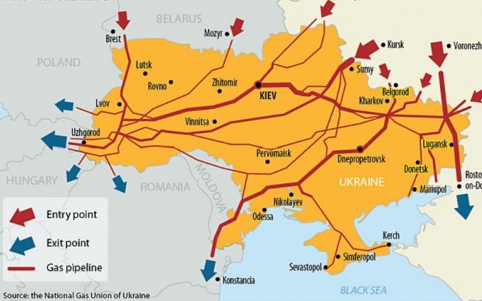 Карта гтс украины