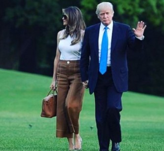 Мелания и Дональд Трамп