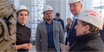 Собянин осмотрел реконструкцию ВДНХ