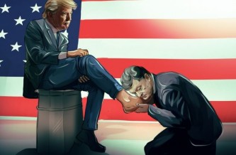 Трамп и Порошенко. Фотожаба из Сети