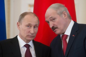 Владимир Путин и Александр Лукашенко