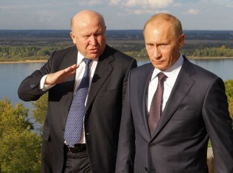 Владимир Путин и Валерий Шанцев