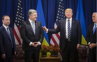 Петр Порошенко и Дональд Трамп