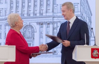 Сергей Собянин и Ольга Васильева