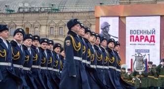 Военный марш на Красной площади