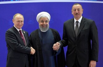 Путин, Рухани и Алиев 