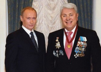 Владимир Путин и Владимир Винокур