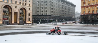 Москва, снегопад 