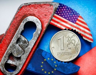 Рубль в тисках США и ЕС